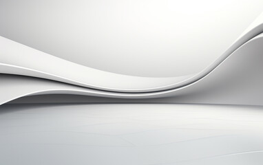 Abstract smooth empty grey studio well use as background