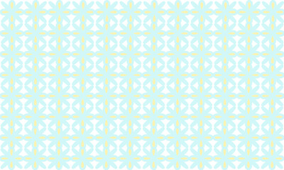 Blue yellow flower background. Seamless pattern.