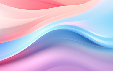 Fototapeta premium Abstract wave background whit pastel colors abstract liquid lines whit vibrant colors smooth
