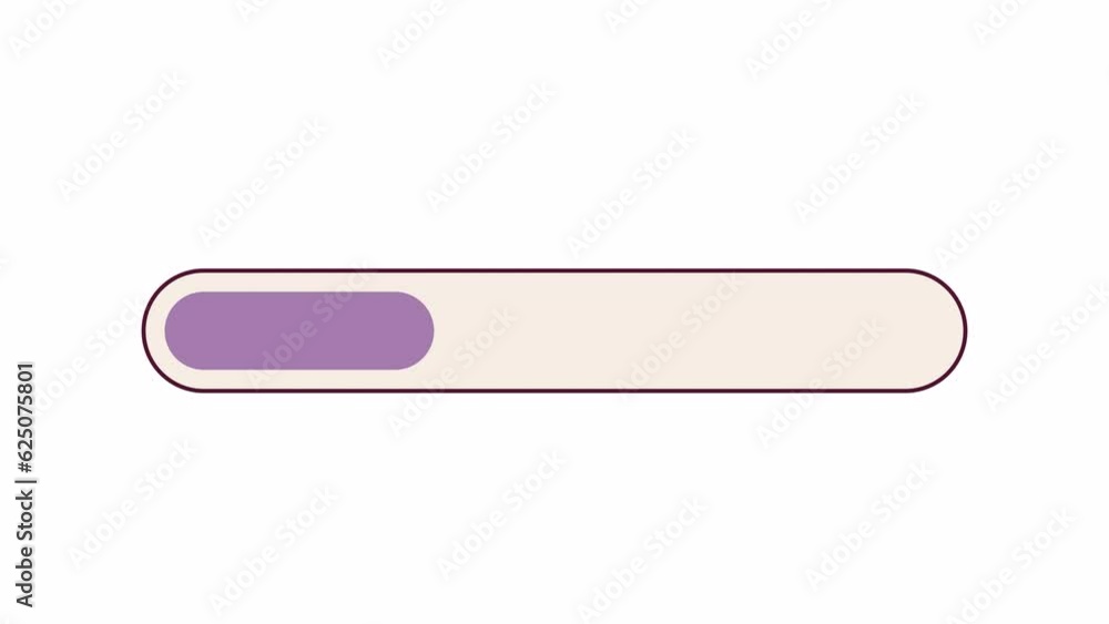 Poster please wait 2d loading bar animation. volume scale visualization animated cartoon 4k video loader mo