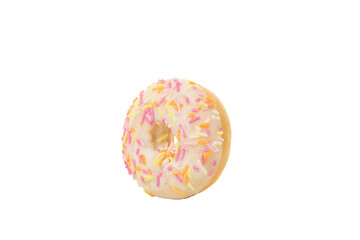 PNG, light donut isolated on white background