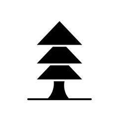 pine glyph icon