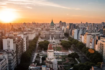 Crédence de cuisine en verre imprimé Skyline Majestic view of Buenos Aires, Argentina