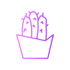 cactus gradient icon