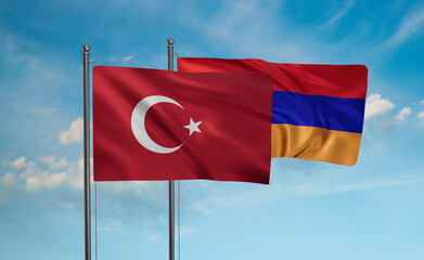 Armenia and Turkey flag