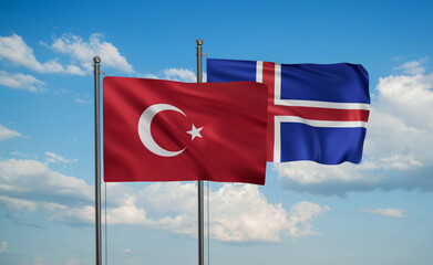 Iceland national flag