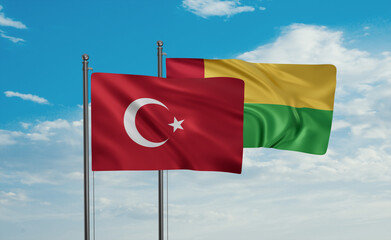 Guinea-Bissau and Turkey flag