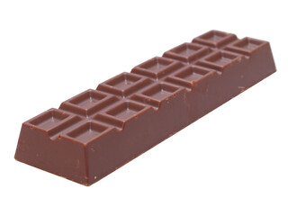 Chocolate bar isolated on white