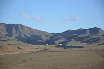 landscape in the desert