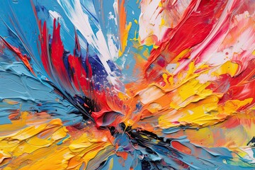 Vibrant Colors and Expressive Vibes: Exploring Abstract Paint Splatters, generative AI