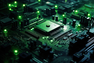 Fototapeta premium electronic boards, Generative AI