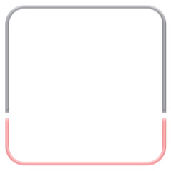 frame square, rounded edges,cute