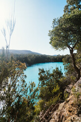 Tasmania's North East boasts the beauty of Little Blue Lake.
