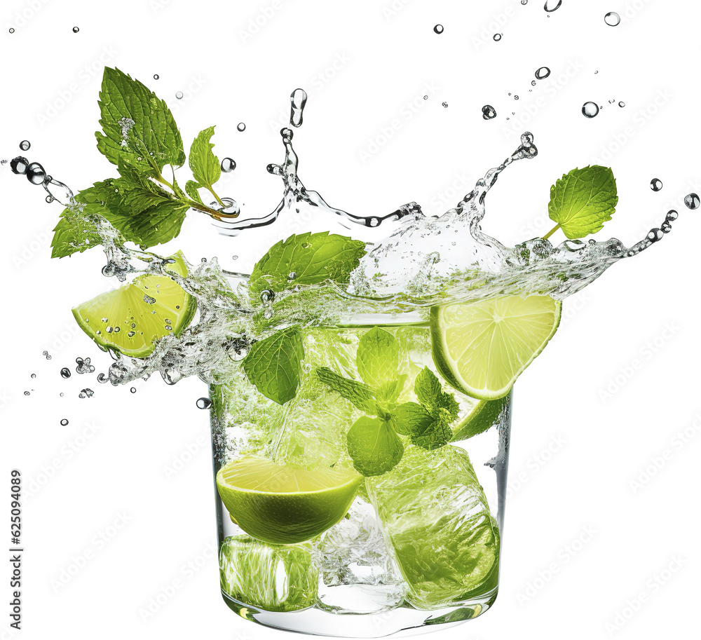 Canvas Prints Mojito cocktail spray