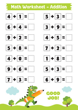 Math Worksheet Design For Kids