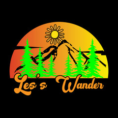 Camping SVG Design, T-shirt Design