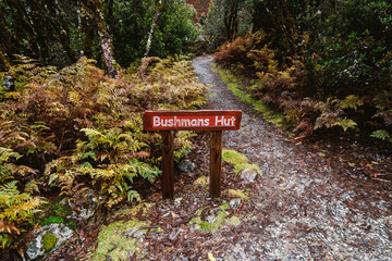 Cradle Mountain Highlanders Cottages at  the Bushmans hut in Cradle mountain, Tasmaina Australia. 