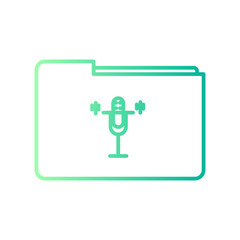 folder gradient icon