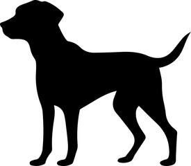 Hound dog silhouette icon 2