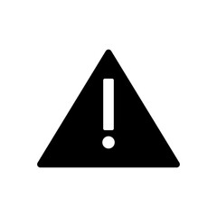 warning glyph icon