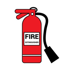 Fire extinguisher icon vector. Firefighter illustration sign. help symbol.