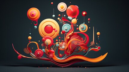 Abstract beautiful multi-colored background