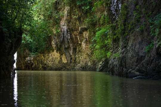 Little river canyon, Rio Tigre, Bayano caves, Panama - stock photo