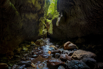 Bayano caves, Bayano lake, Panama, Central America - stock photo