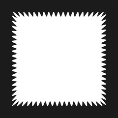 Wavy Edge Square Shape Border Frame