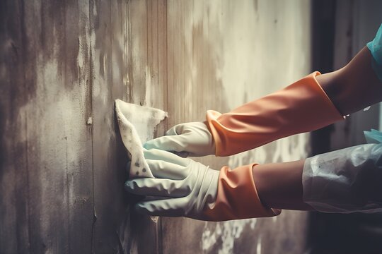 Craftsmanship in Action: Painters and Decorators Working on Apartment Renovation, Generative AI