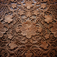 Spanish Lace background texture AI Generative