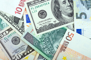 Money - the background of different currencies
