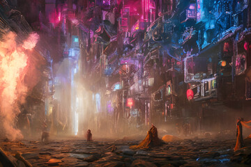 Magical and charming buildings.
Generative AI