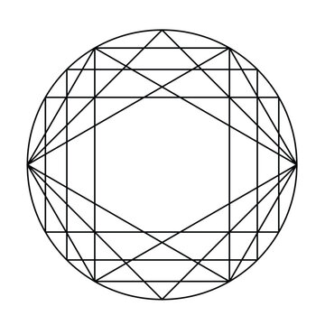 Square, rectangle graph. Sacred Geometry Vector Design Elements. This religion, philosophy, and spirituality symbols. the world of geometric mystic mandalas. intricately illustrations.