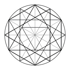 Scared Geometry Vector Design Elements. This religion, philosophy, and spirituality symbols. the world of geometric with our intricate illustrations.