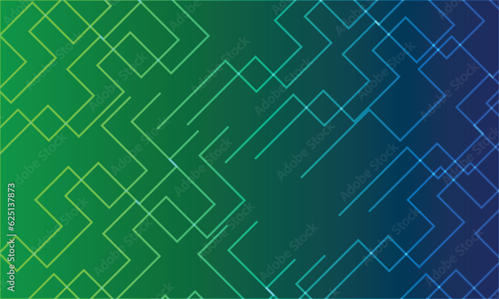 Poster green abstract pattern with lines background .