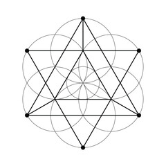 Scared Geometry Vector Design Elements. This religion, philosophy, and spirituality symbols. the world of geometry with our intricate illustrations.