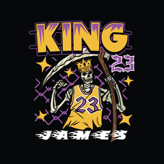 king reaper 23 for streetwear basketball
