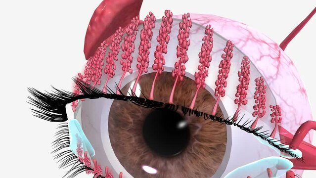 Blepharitis is an inflammation along the edges of the eyelids
