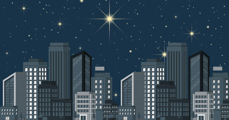 Naklejka premium nightcity