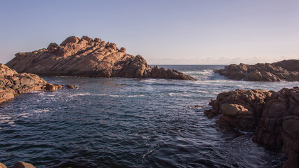 Rock in the ocean