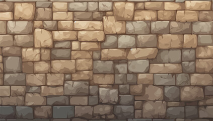 Stonework wall. Texture of old stonework wall.