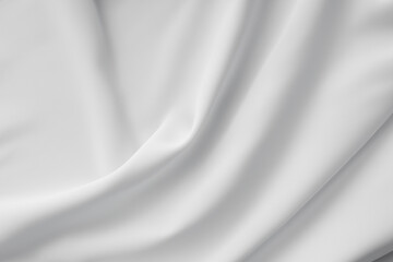 Fototapeta premium Pure Elegance: Timeless Solid White Fabric Beauty