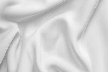 Fototapeta premium Pure Elegance: Timeless Solid White Fabric Beauty