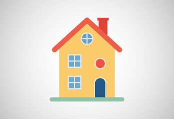 House or home design template vector illuistration