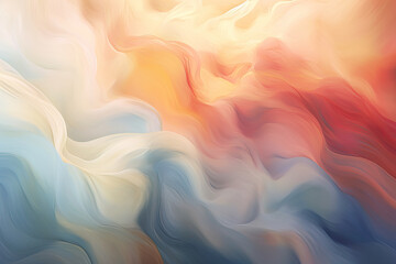 Obraz premium Colorful smoke puffs background. Created using generative AI tools