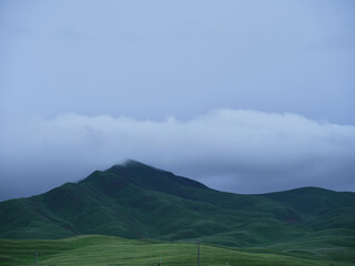 landscape with clouds
