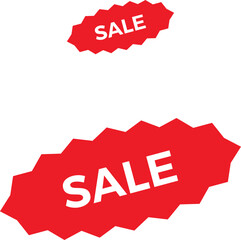 Sale icon. vector sign labels and badges