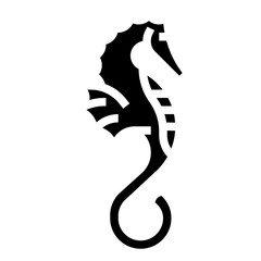 SEAHORSE line icon,linear,outline,graphic,illustration