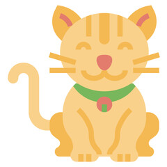 CAT line icon,linear,outline,graphic,illustration